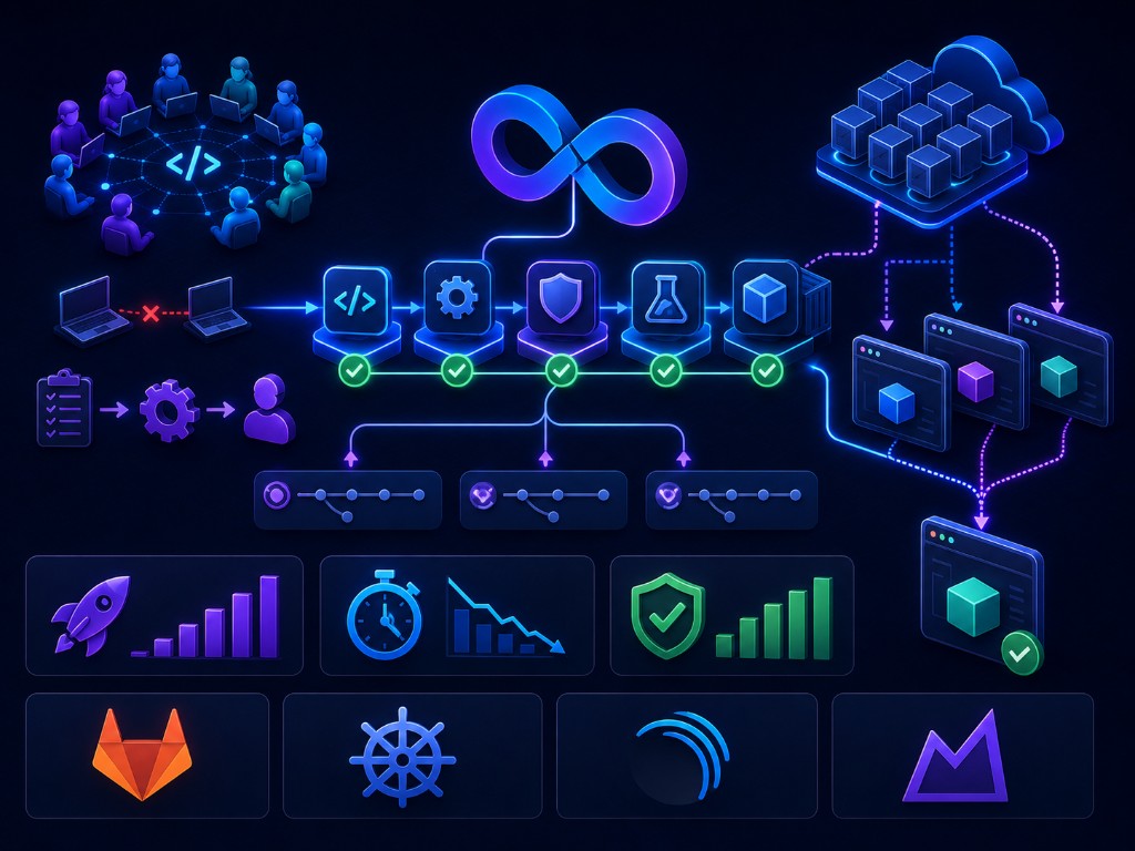 Кейс: построение CI/CD pipeline для SaaS-платформы с 50 микросервисами